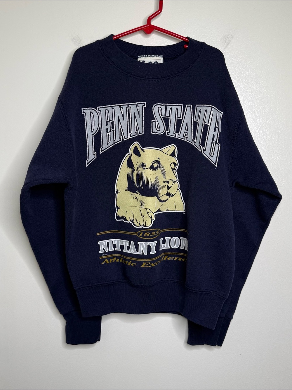 Vintage 90s Lee Sport Nutmeg Penn State Nittany Lions Crewneck Sweatshirt Navy